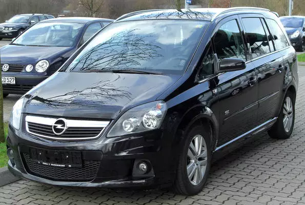OPEL Zafira 1.9dm3 diesel A-H/Monocab BD11 2AACACPDEL7